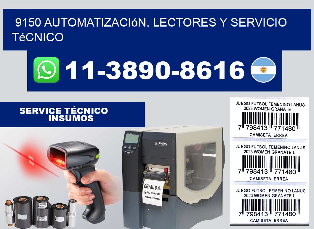 9150 Automatización, Lectores y Servicio Técnico