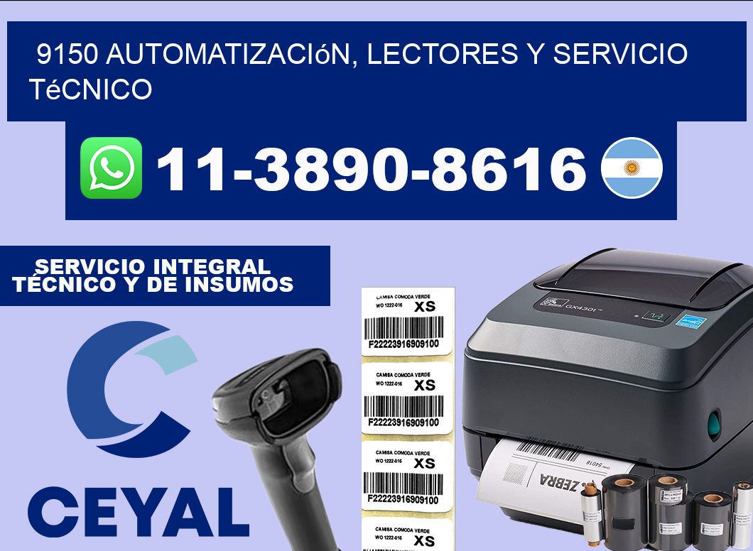 9150 Automatización, Lectores y Servicio Técnico