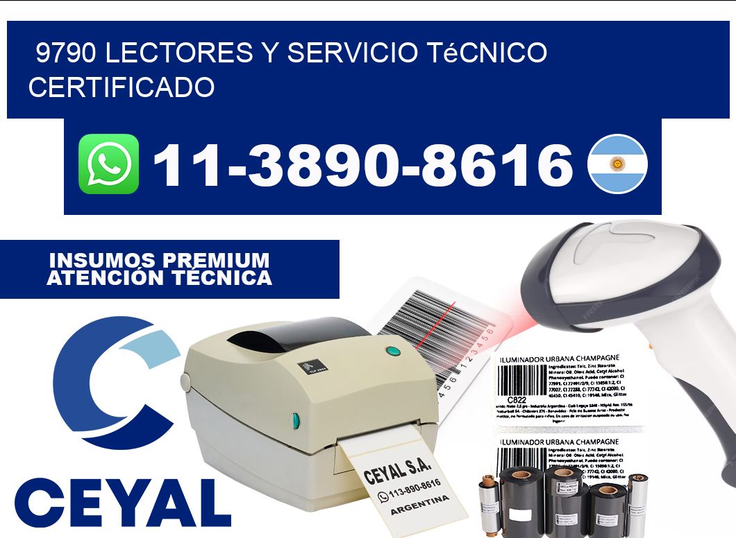 9790 Lectores y Servicio Técnico Certificado
