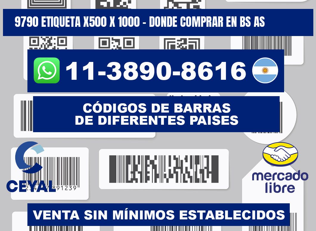 9790 etiqueta x500 x 1000 - Donde Comprar en bs as