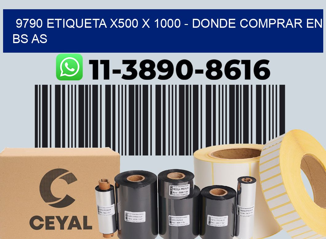 9790 etiqueta x500 x 1000 - Donde Comprar en bs as