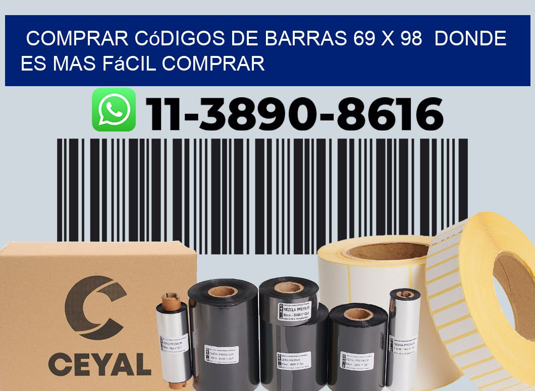 Comprar códigos de barras 69 x 98  Donde es mas fácil comprar