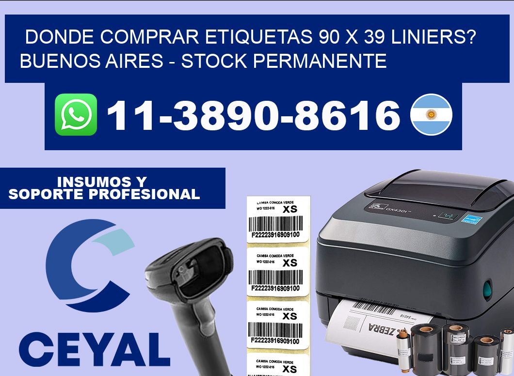 Donde Comprar etiquetas 90 x 39 LINIERS? Buenos Aires – Stock permanente