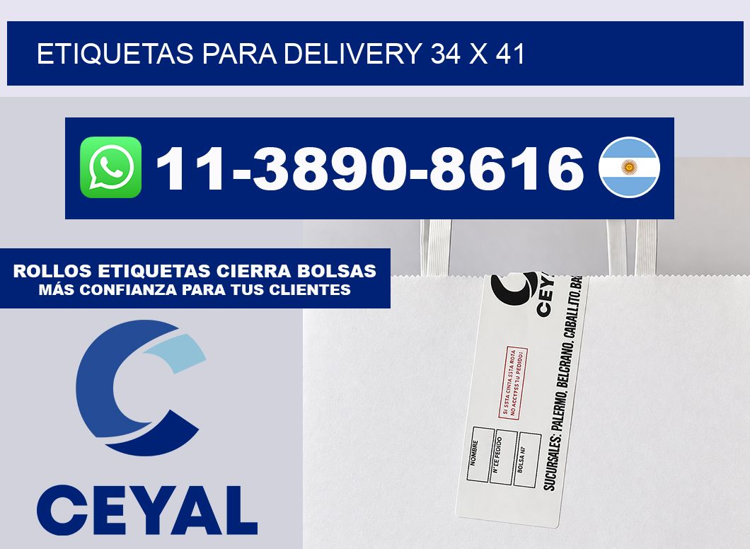 ETIQUETAS PARA DELIVERY 34 x 41