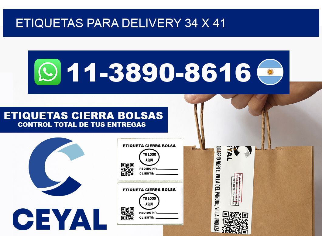 ETIQUETAS PARA DELIVERY 34 x 41