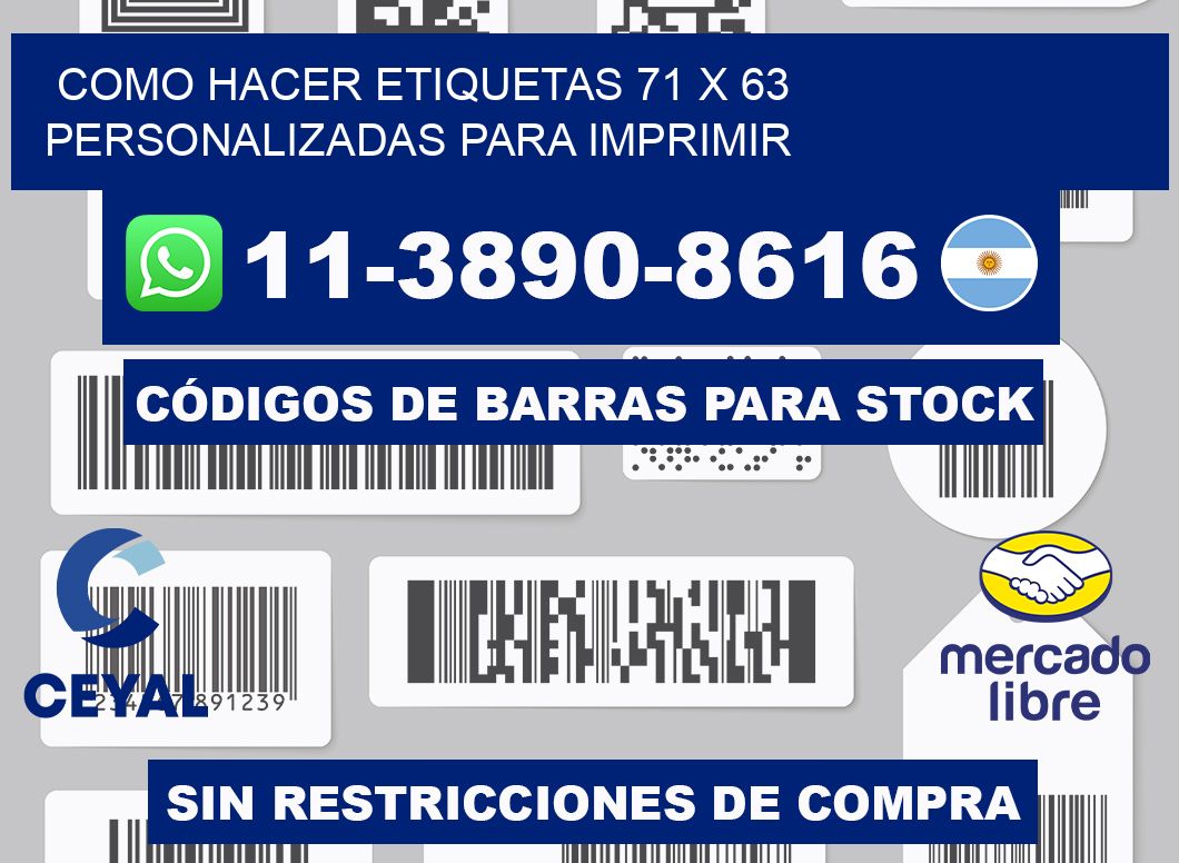 como hacer etiquetas 71 x 63 personalizadas para imprimir