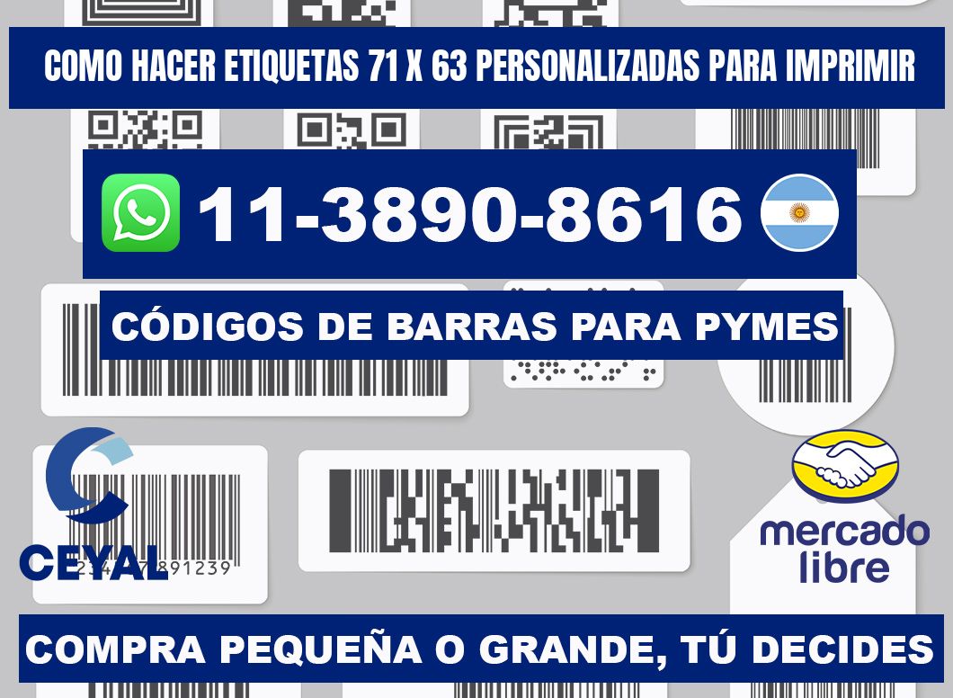 como hacer etiquetas 71 x 63 personalizadas para imprimir