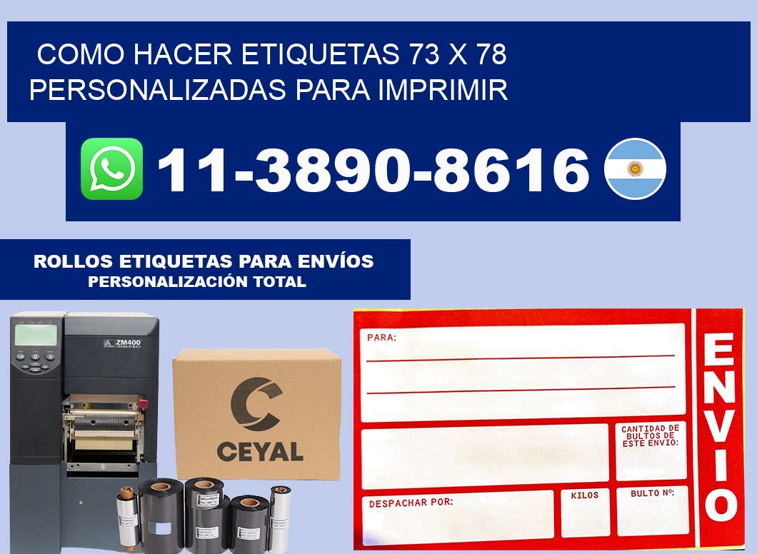 como hacer etiquetas 73 x 78 personalizadas para imprimir