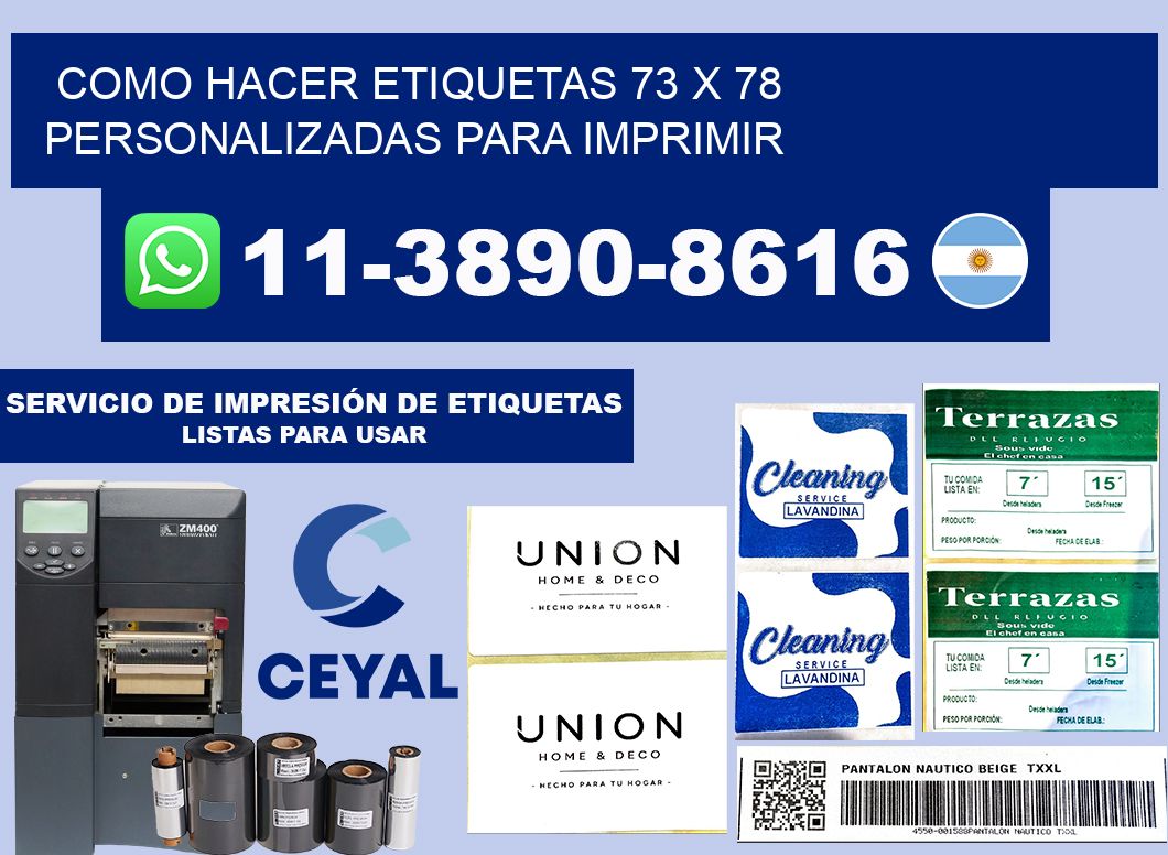 como hacer etiquetas 73 x 78 personalizadas para imprimir