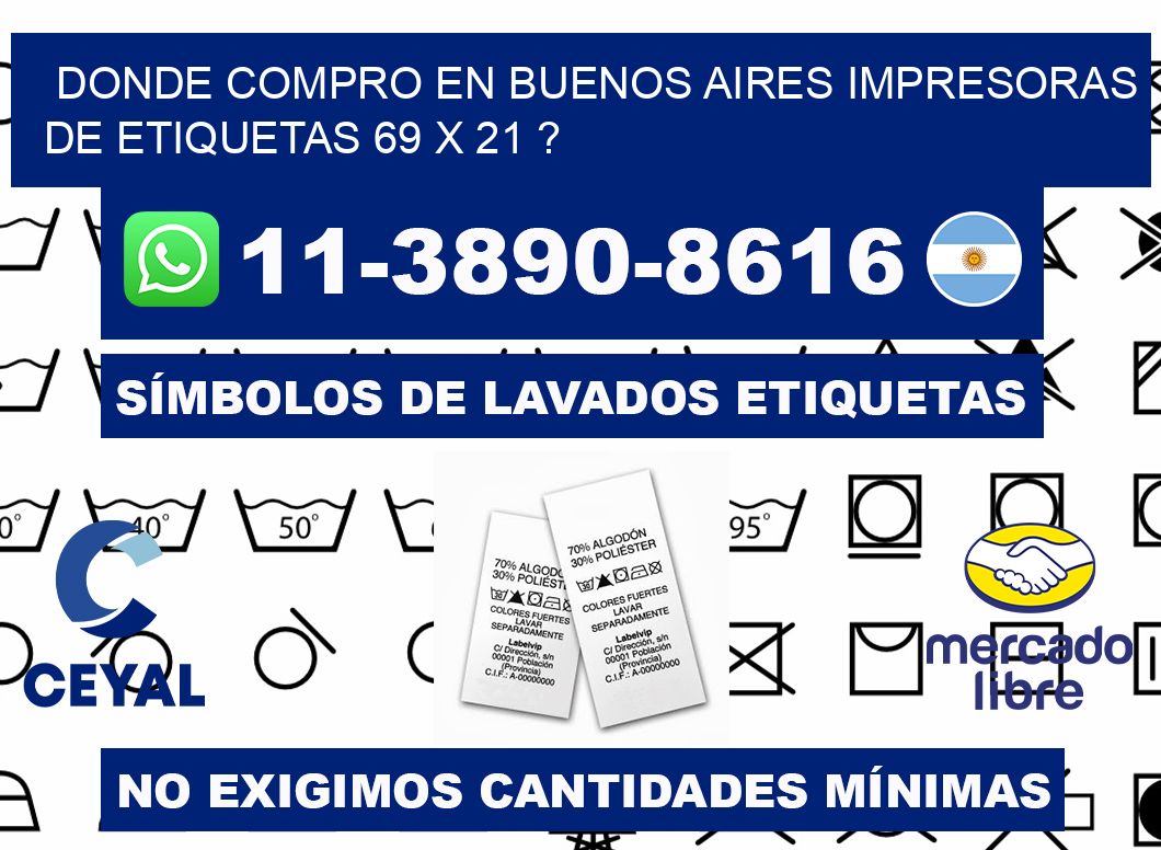 donde compro en buenos aires impresoras de etiquetas 69 x 21 ?