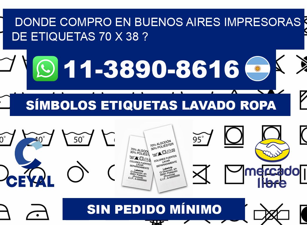 donde compro en buenos aires impresoras de etiquetas 70 x 38 ?