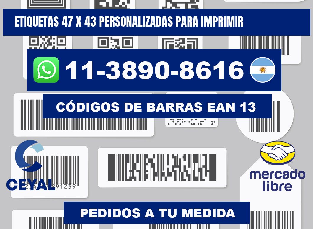 etiquetas 47 x 43 personalizadas para imprimir