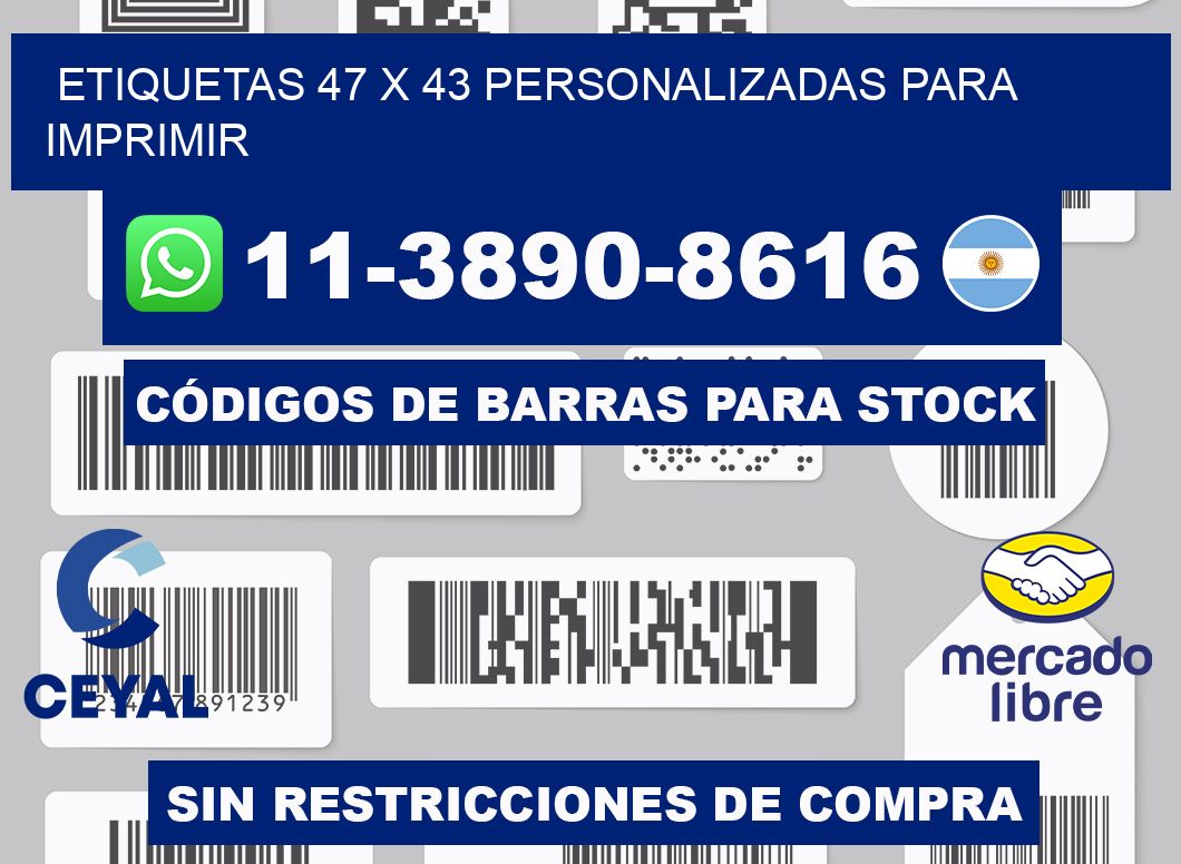 etiquetas 47 x 43 personalizadas para imprimir