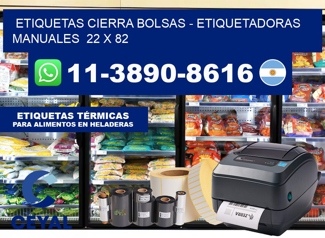 etiquetas cierra bolsas – Etiquetadoras Manuales  22 x 82
