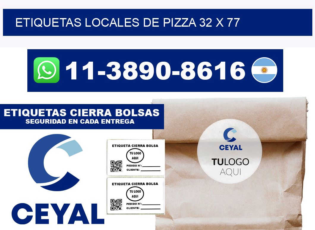 etiquetas locales de pizza 32 x 77