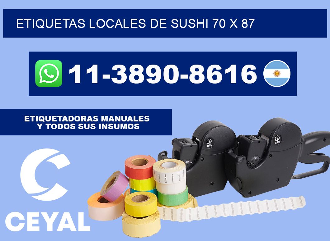 etiquetas locales de sushi 70 x 87