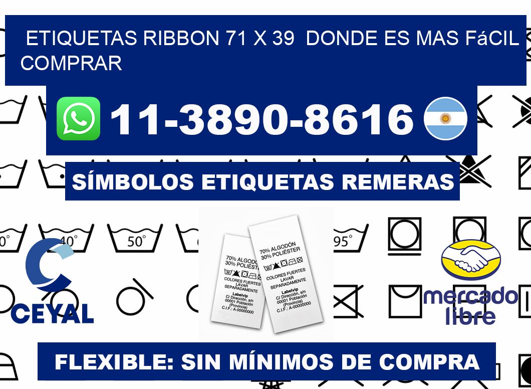 etiquetas ribbon 71 x 39  Donde es mas fácil comprar