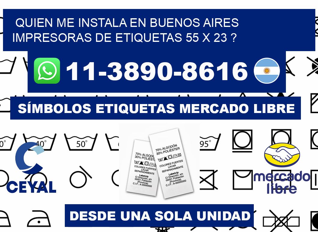 quien me instala en buenos aires impresoras de etiquetas 55 x 23 ?
