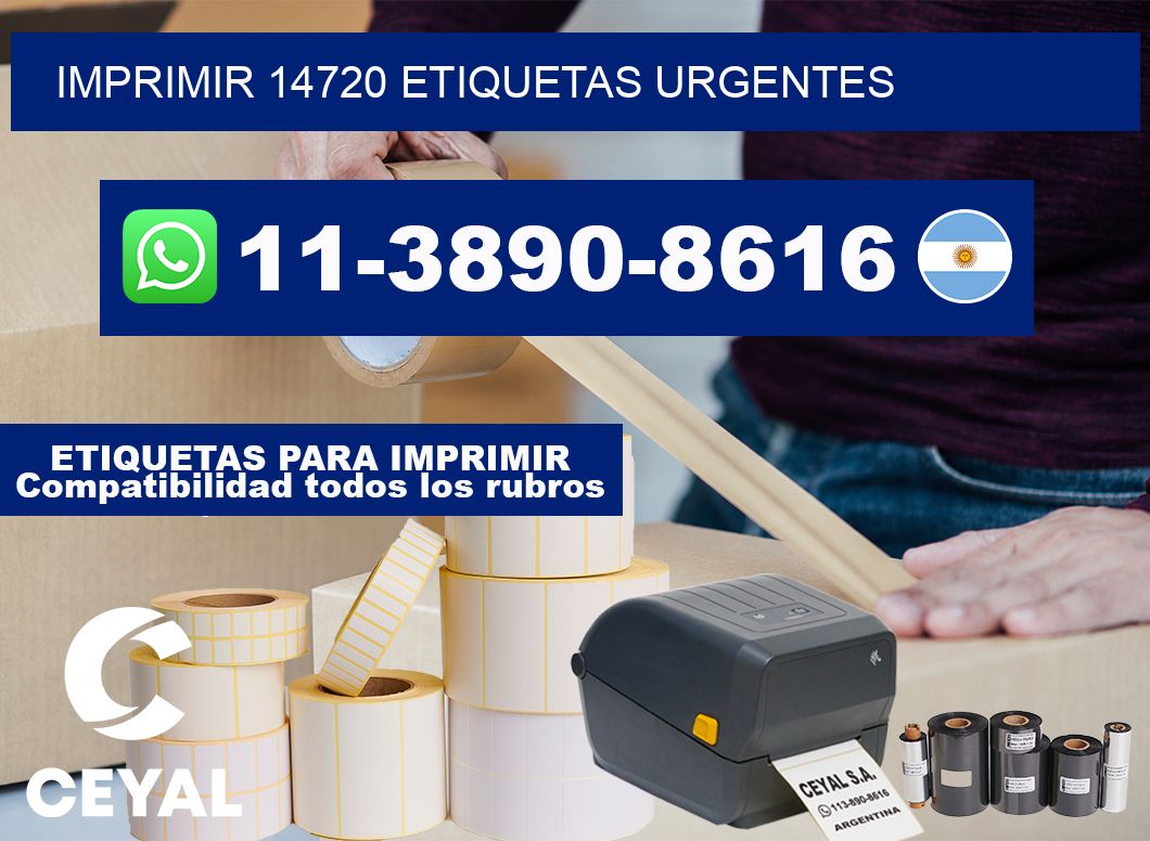 IMPRIMIR 14720 ETIQUETAS URGENTES