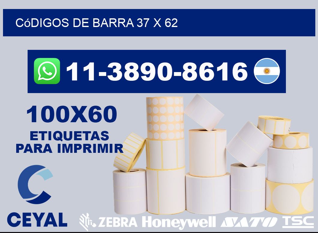 códigos de barra 37 x 62
