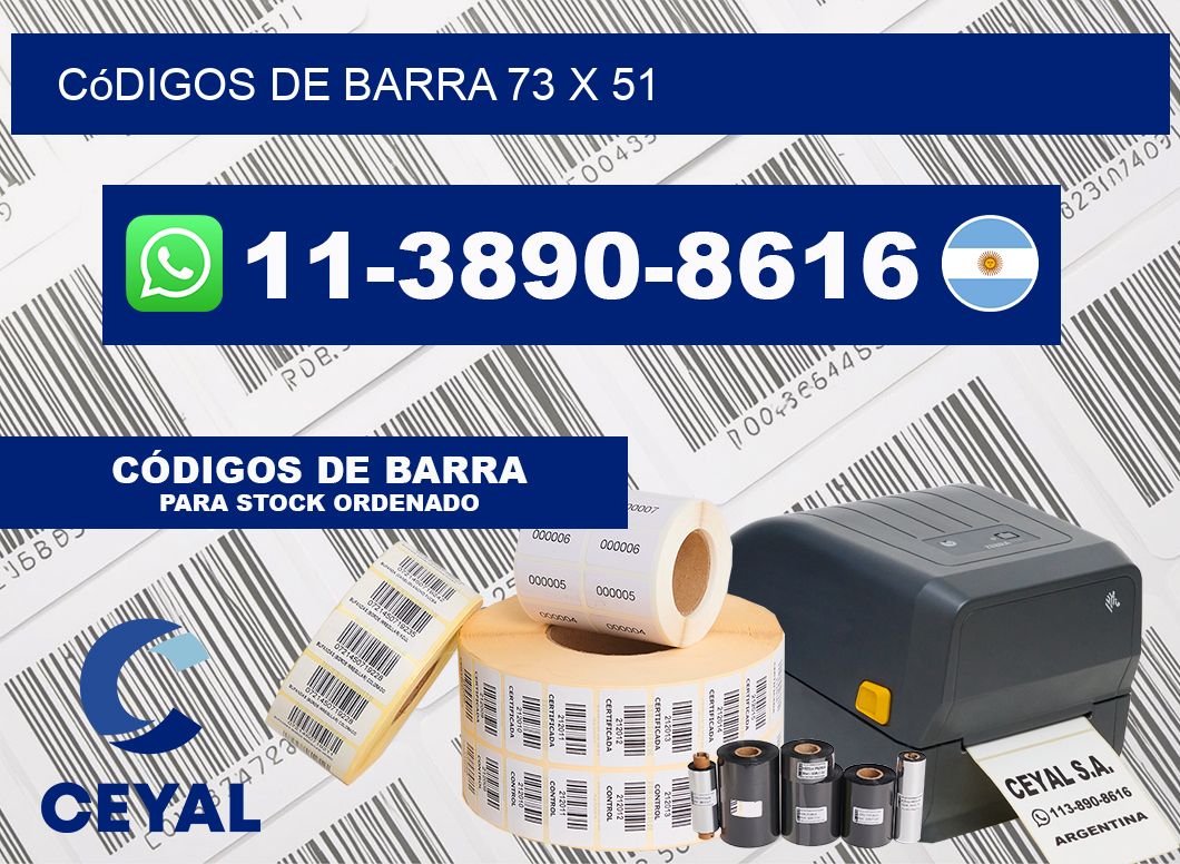 códigos de barra 73 x 51
