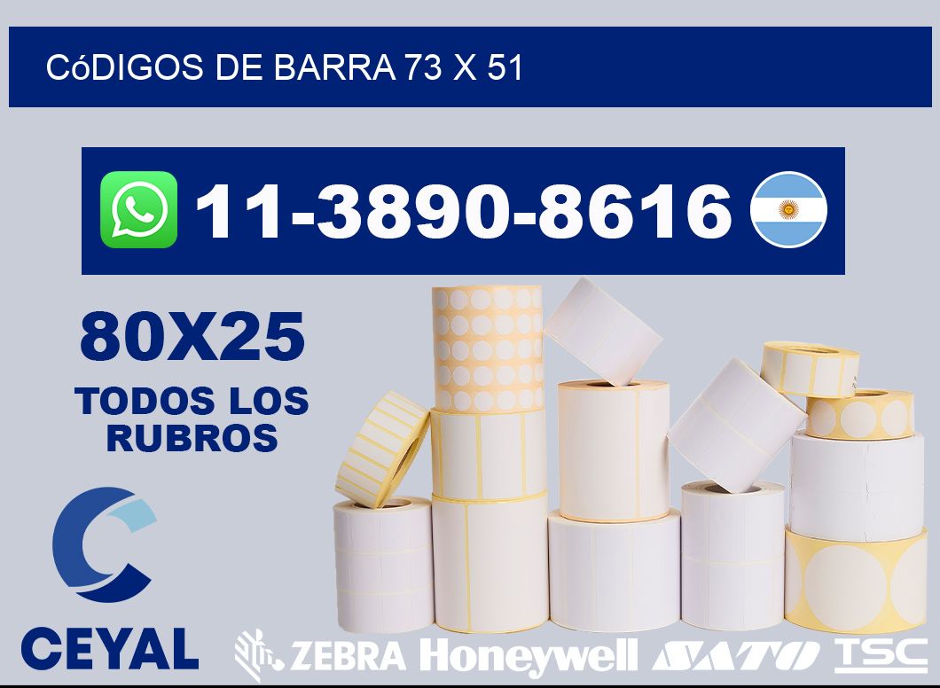 códigos de barra 73 x 51