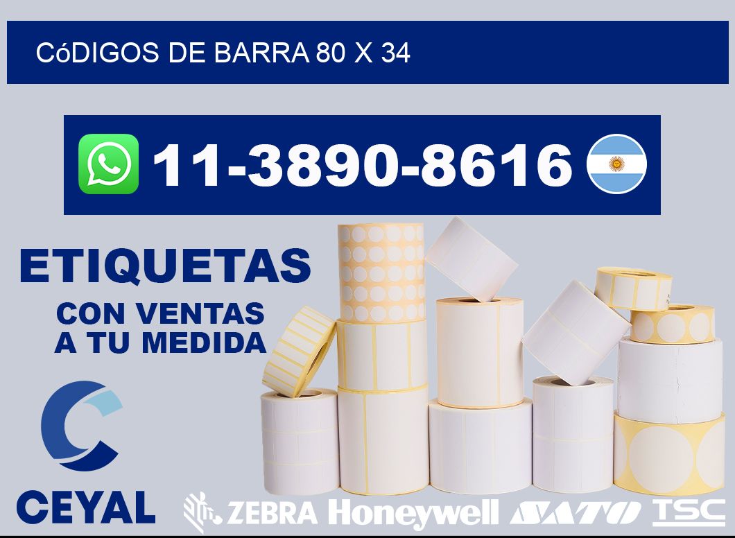 códigos de barra 80 x 34
