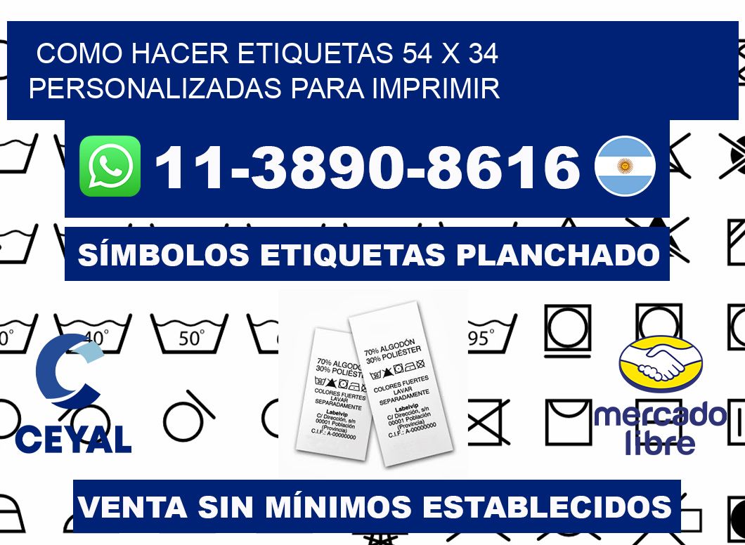 como hacer etiquetas 54 x 34 personalizadas para imprimir