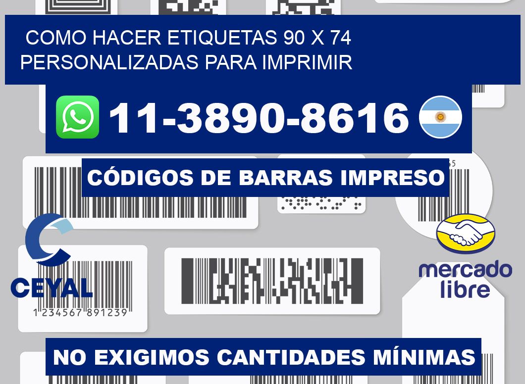 como hacer etiquetas 90 x 74 personalizadas para imprimir