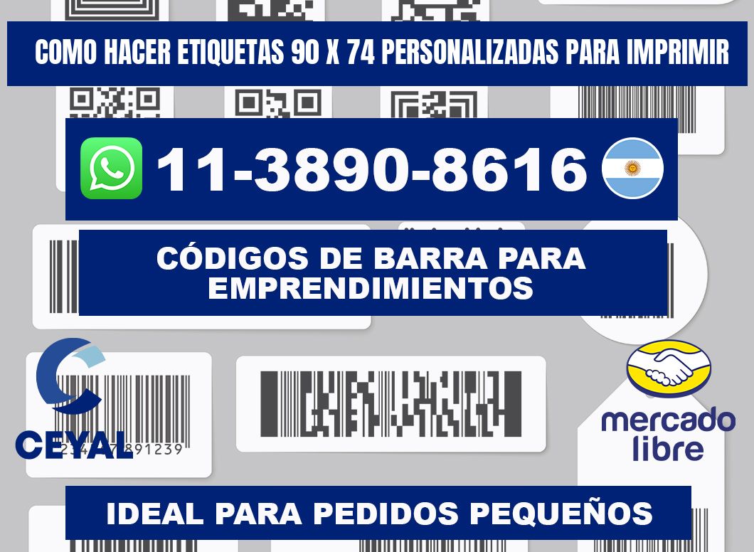 como hacer etiquetas 90 x 74 personalizadas para imprimir