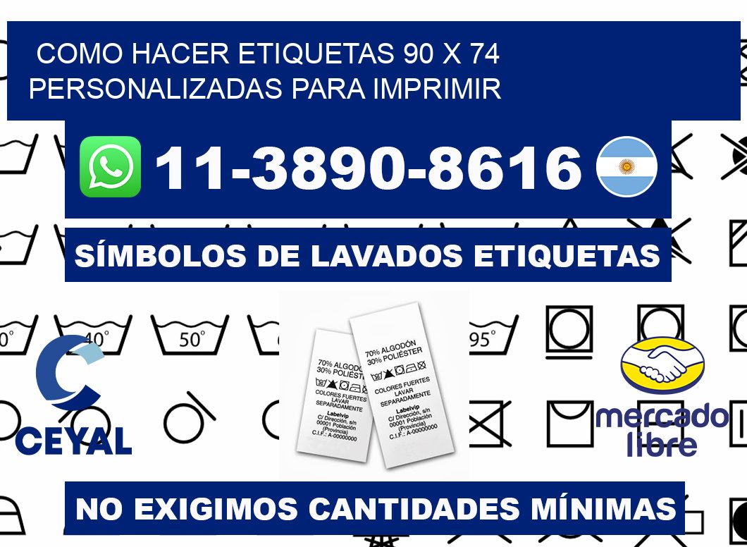 como hacer etiquetas 90 x 74 personalizadas para imprimir