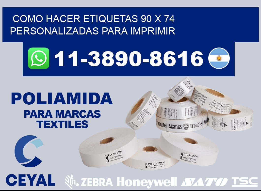 como hacer etiquetas 90 x 74 personalizadas para imprimir