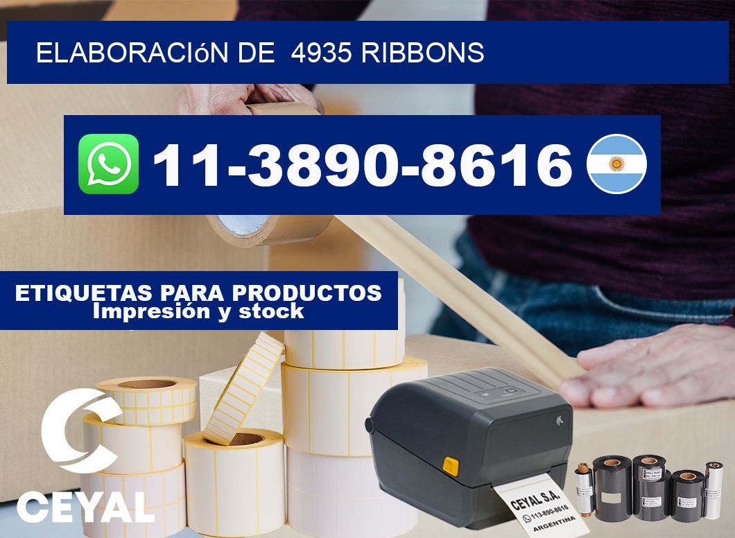elaboración de 4935 ribbons
