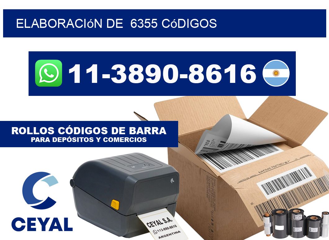 elaboración de  6355 códigos