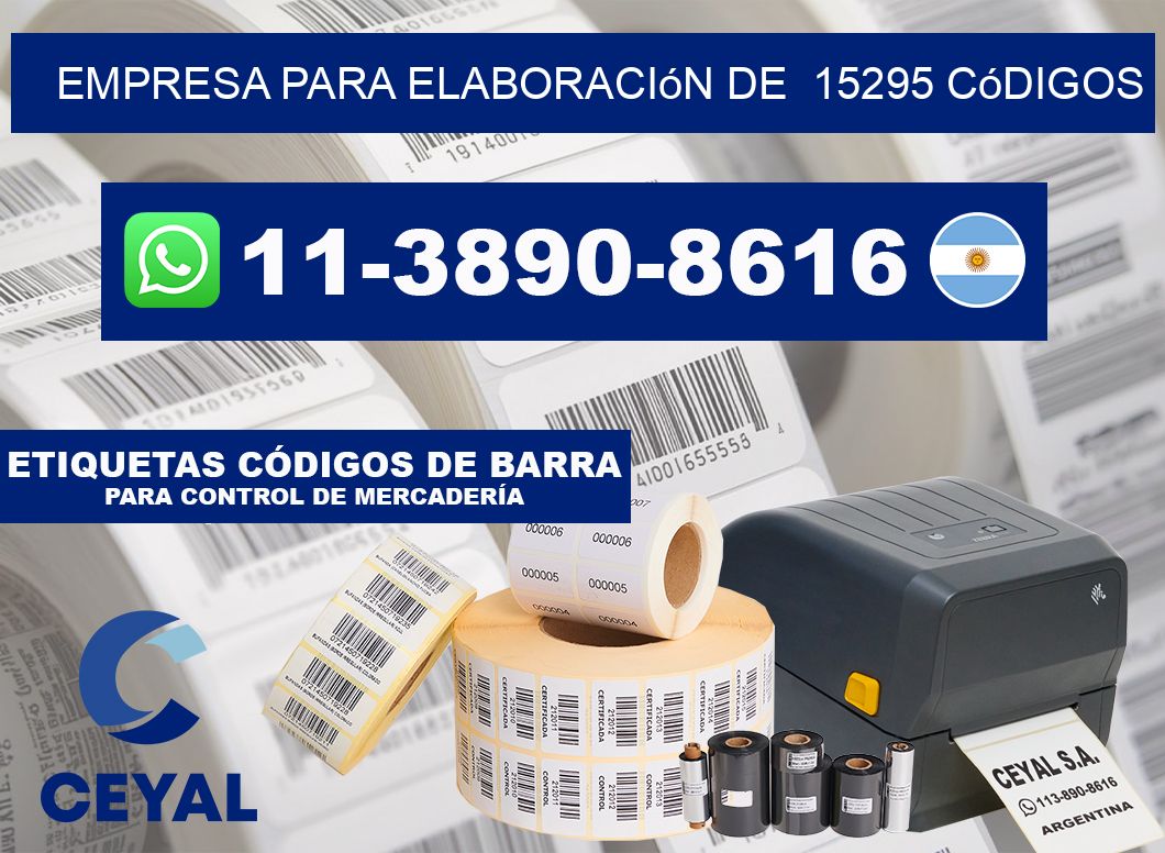 empresa para elaboración de  15295 códigos