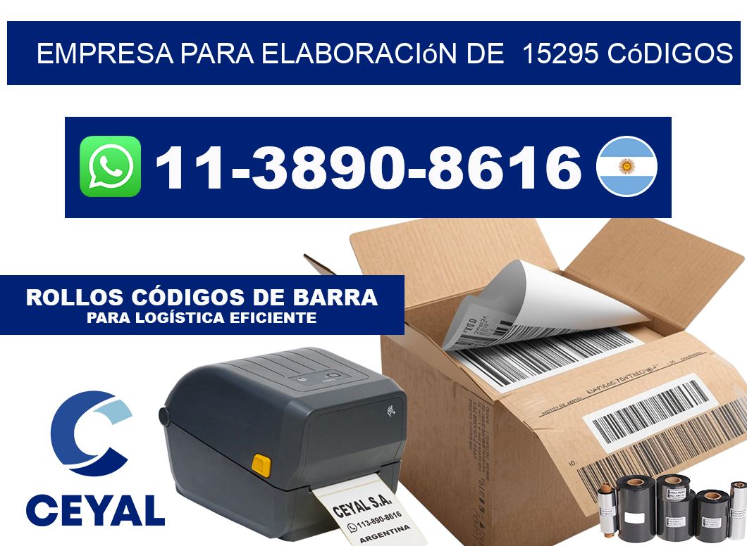 empresa para elaboración de  15295 códigos