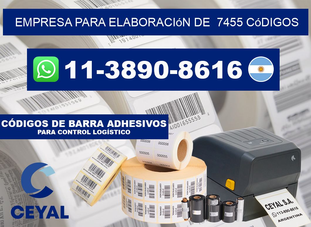 empresa para elaboración de 7455 códigos