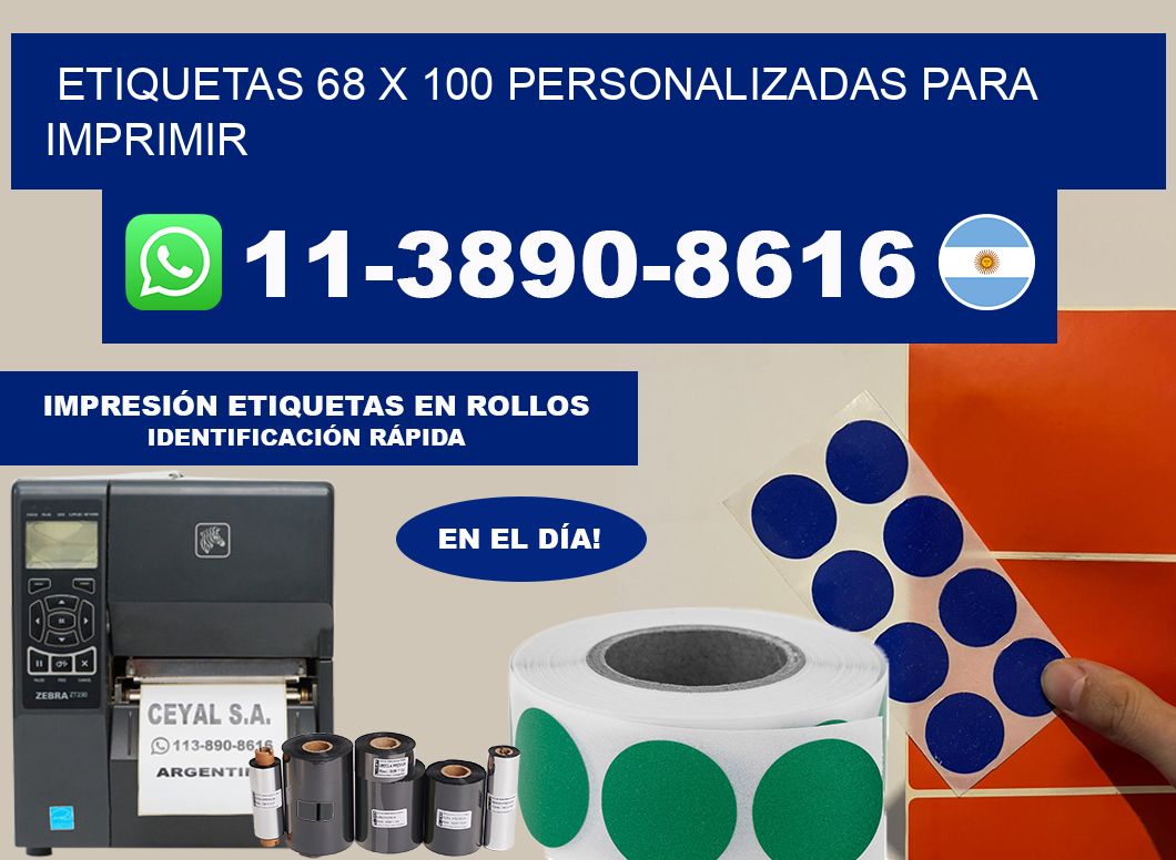etiquetas 68 x 100 personalizadas para imprimir