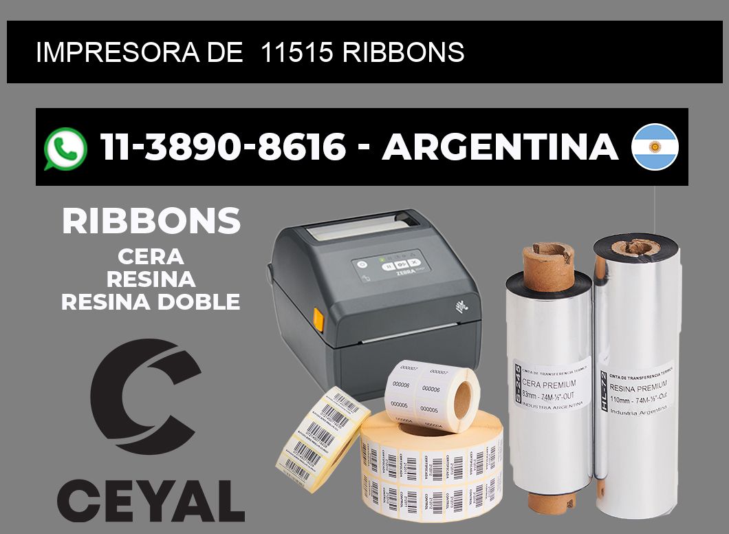 impresora de 11515 ribbons
