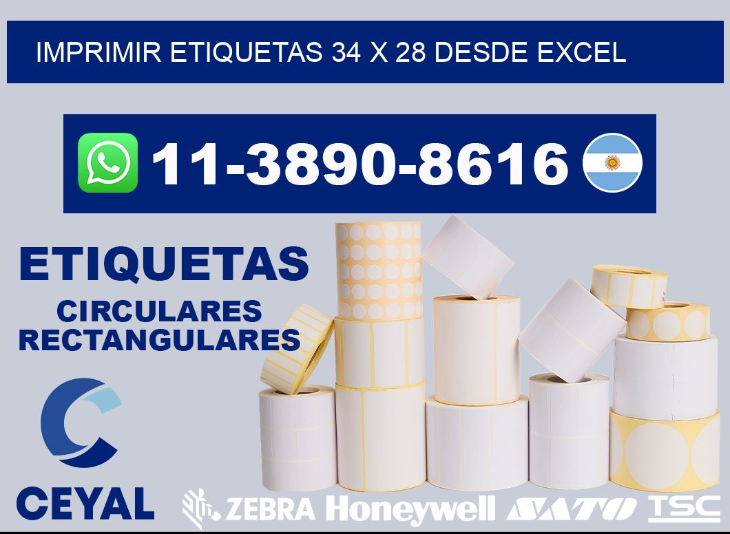 imprimir etiquetas 34 x 28 desde excel