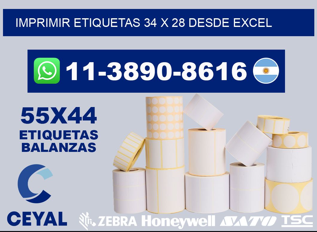 imprimir etiquetas 34 x 28 desde excel