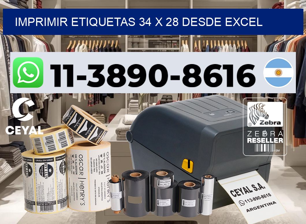 imprimir etiquetas 34 x 28 desde excel