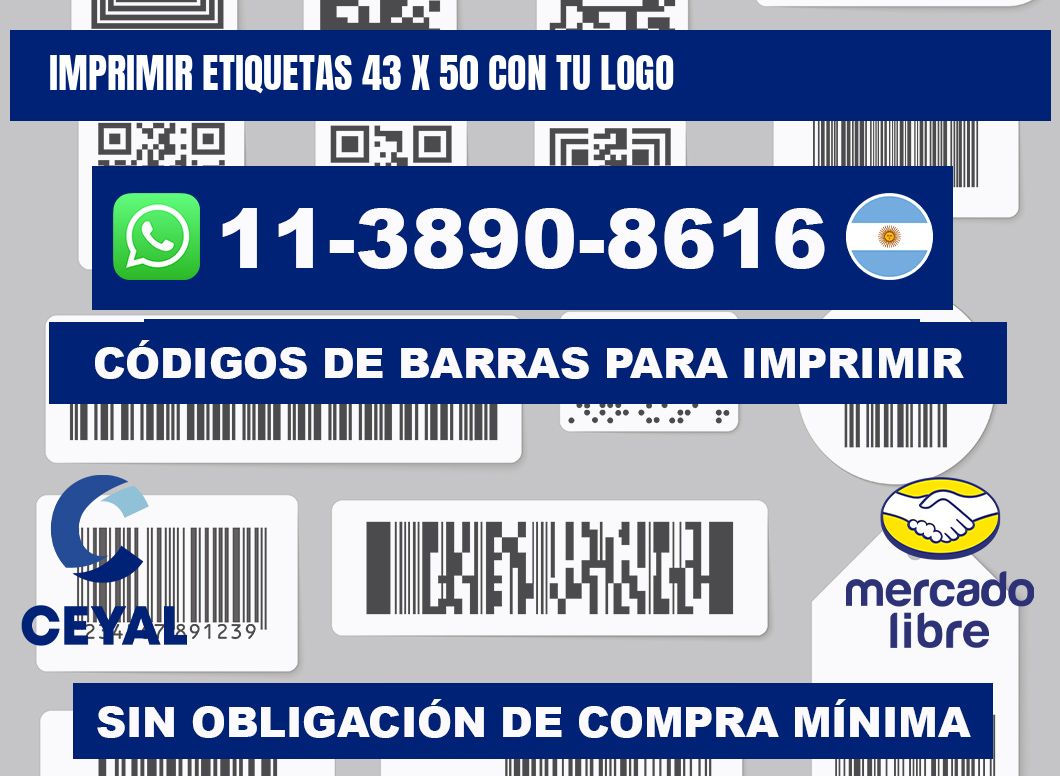 imprimir etiquetas 43 x 50 con tu logo