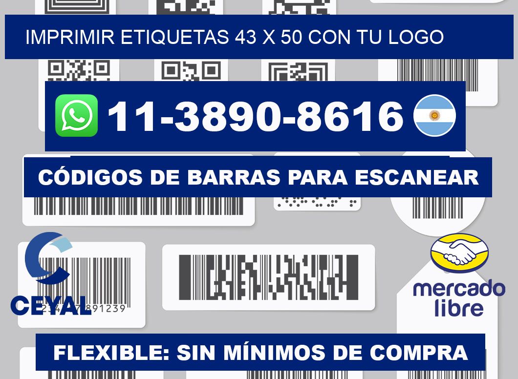 imprimir etiquetas 43 x 50 con tu logo