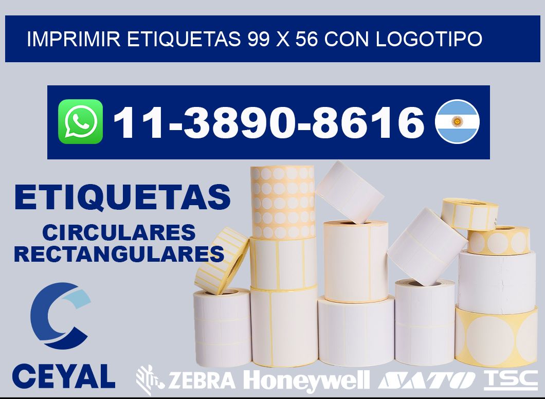 imprimir etiquetas 99 x 56 con logotipo