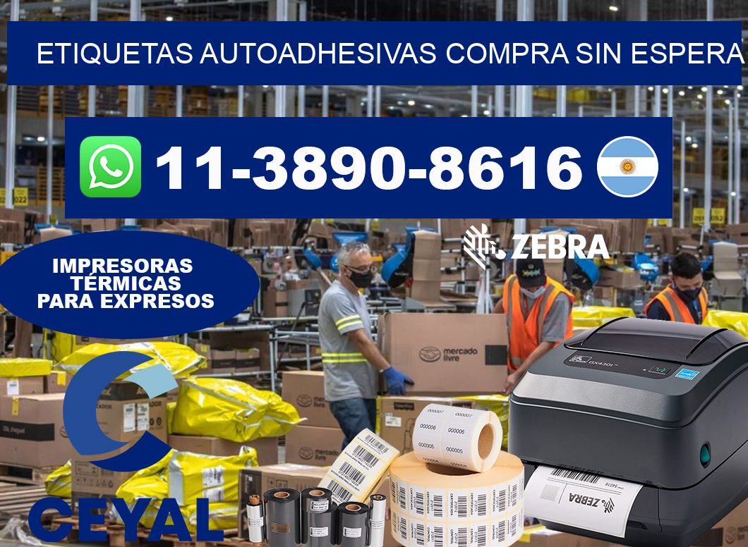 ETIQUETAS AUTOADHESIVAS Compra sin espera