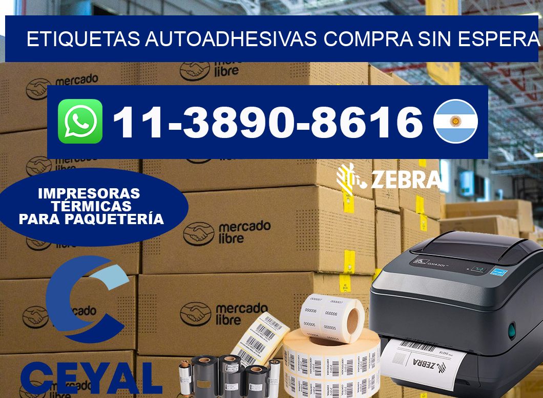 ETIQUETAS AUTOADHESIVAS Compra sin espera