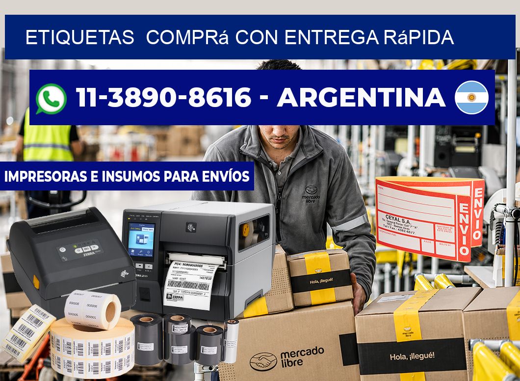 ETIQUETAS  Comprá con entrega rápida