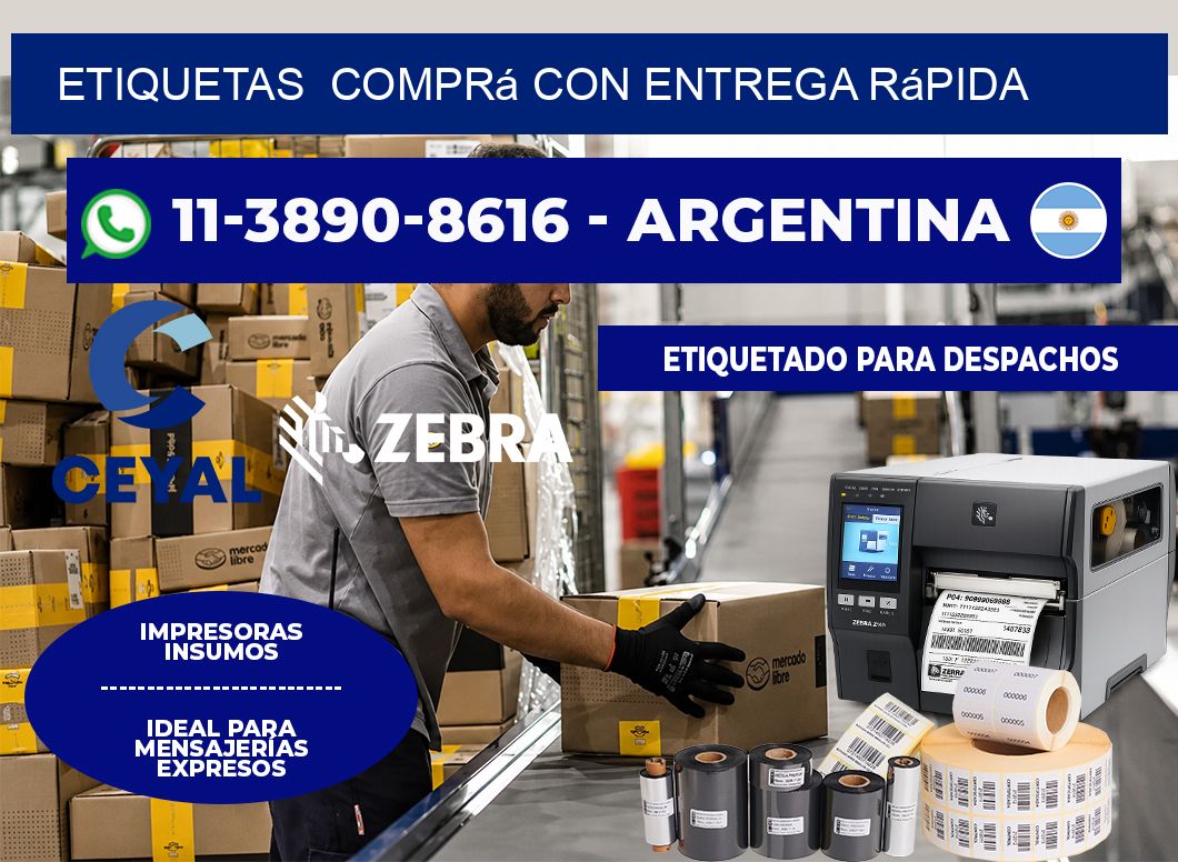 ETIQUETAS  Comprá con entrega rápida