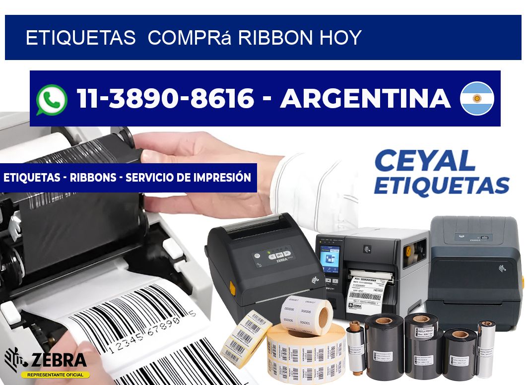 ETIQUETAS  Comprá ribbon hoy